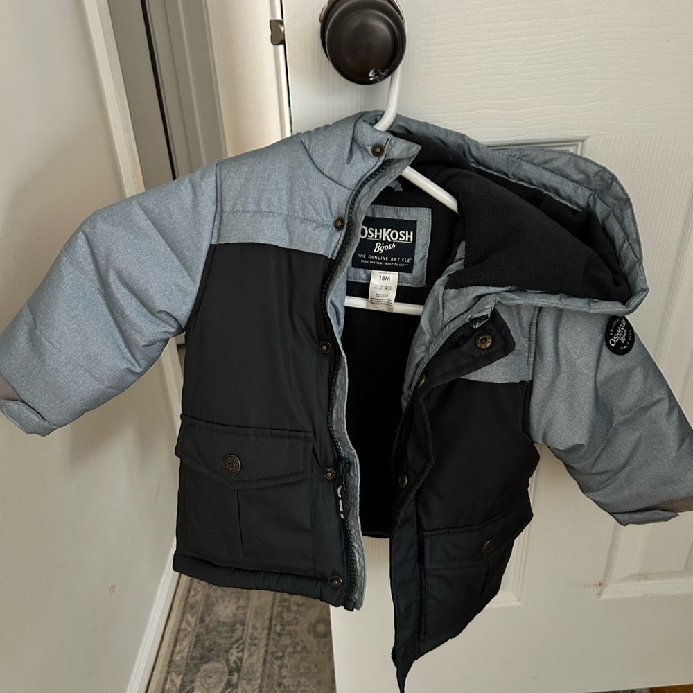 OshKosh B'gosh Kids Two-Tone Puffer Jacket